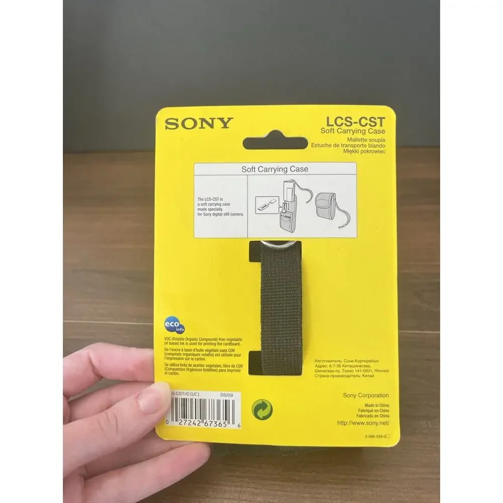 SONY LCS-CST Soft Camera Carrying Case for Cyber-Shot Camera NEW 📷 Some Dust